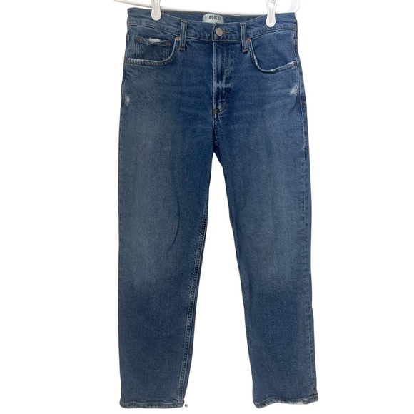 Agolde Kye Mid Rise Straight Crop Jean Size 28 - Picture 1 of 9